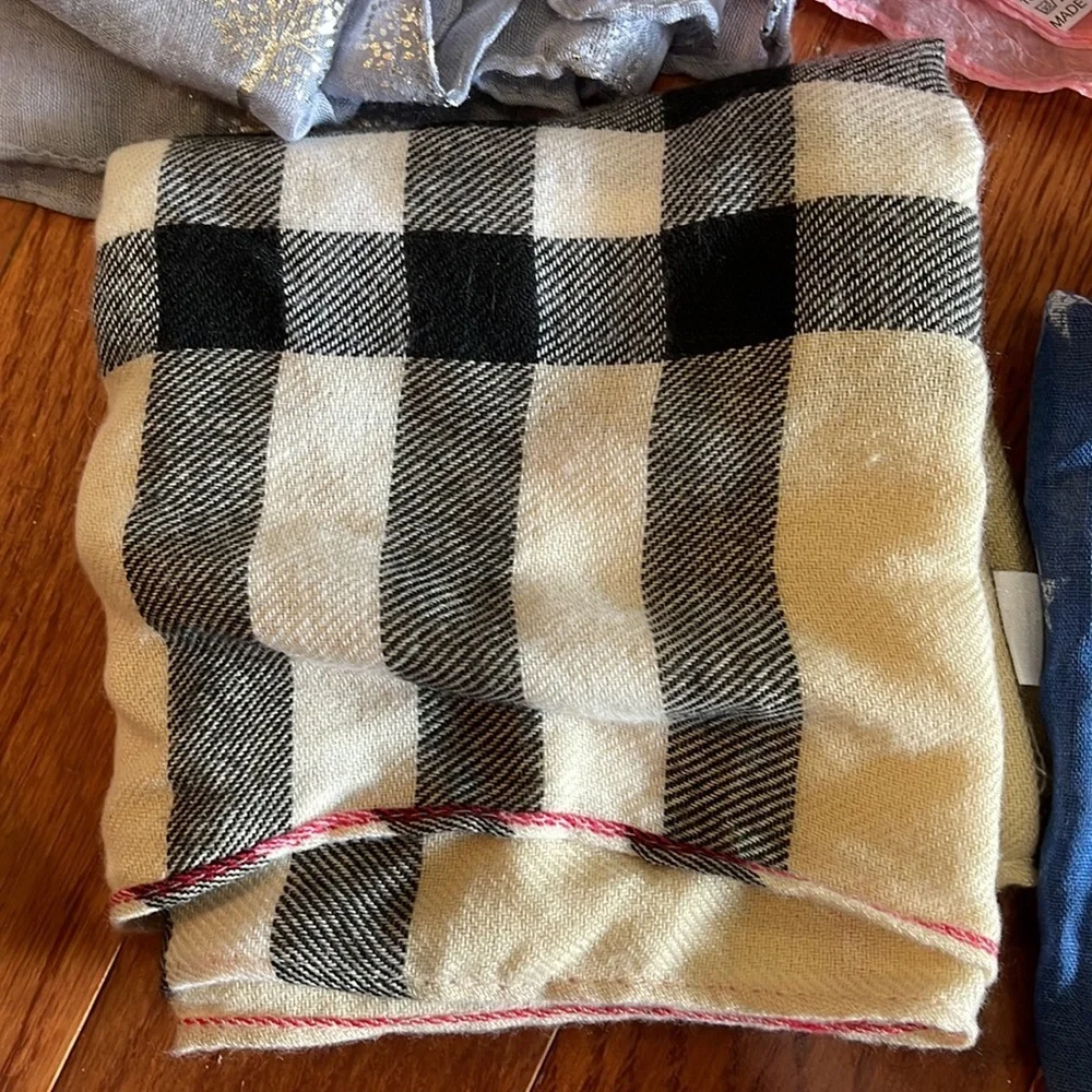 Set/6 scarves - various sizes - Picture 2 of 7